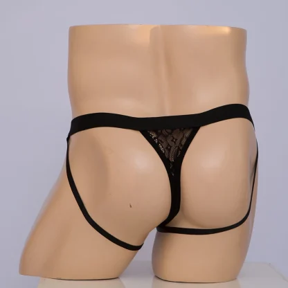 Transparent Lace Sexy Jockstrap - Image 4