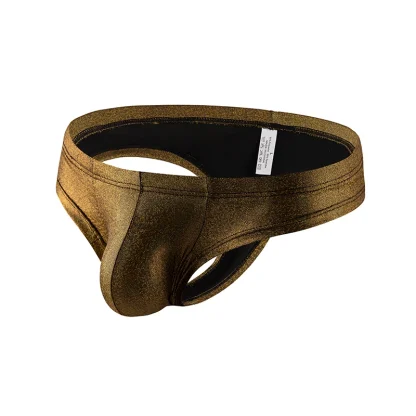 Shiny Solid Men's Thongs - Image 4