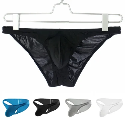 Sexy Ruched Solid Panties - Image 5