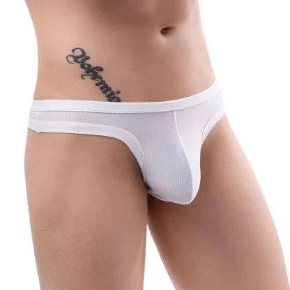 Thin Striped Bulge Pouch Panties - Image 5