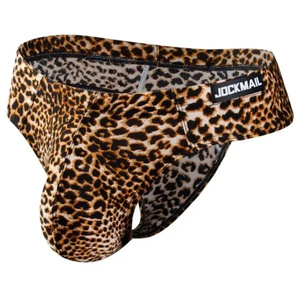 Animal Print Bulge Pouch Panties - Image 5