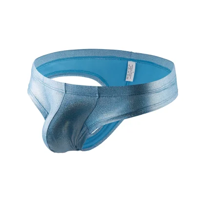 Shiny Solid Men's Thongs - Image 3