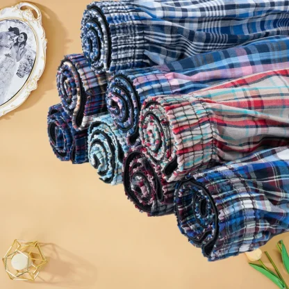 Men's Plaid Comfy Boxers - Image 6