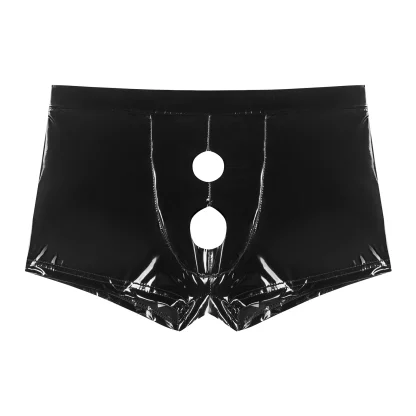 Open Crotch Black Boxer Brief - Image 4