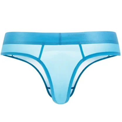 Breathable Solid Transparent Thongs - Image 6
