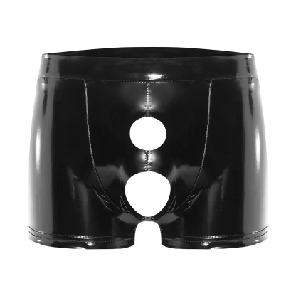 Open Crotch Black Boxer Brief