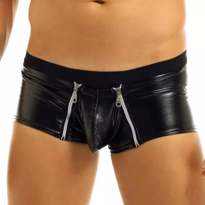 Zippered Crotch Boxer Briefs