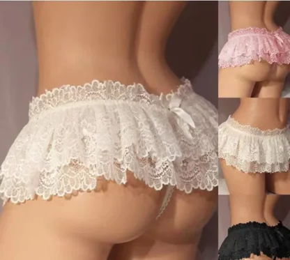 Micro Lace Skirt G-strings - Image 6